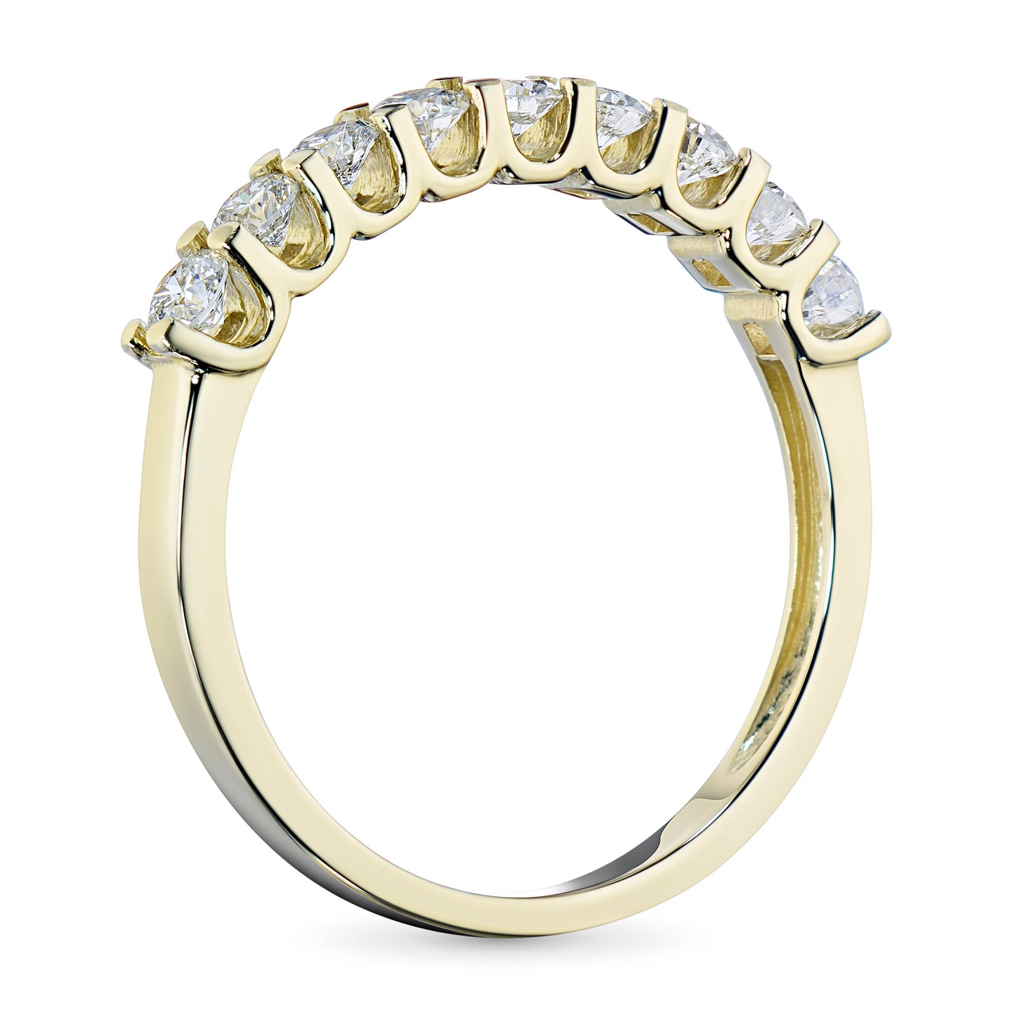 14K Yellow Gold Ring with Lab-Created Diamonds 0.540 CT.TW
