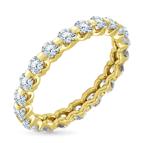 14K Yellow Gold Ring with Lab-Created Diamonds 1.130 CT.TW