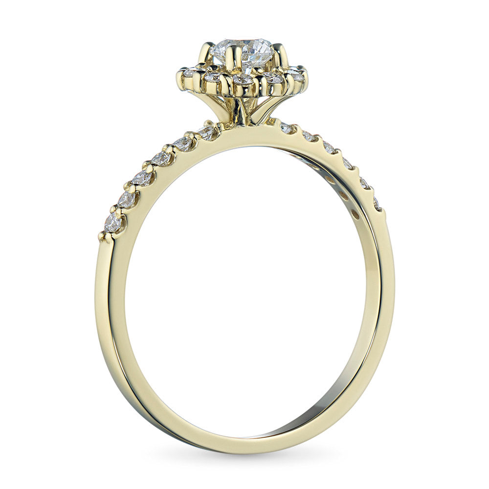 14K Yellow Gold Ring with Lab-Created Diamonds 7.200 CT.TW