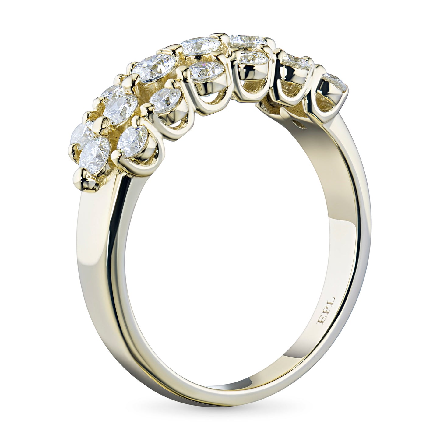 14K Yellow Gold Ring with Lab-Created Diamonds 1.130 CT.TW