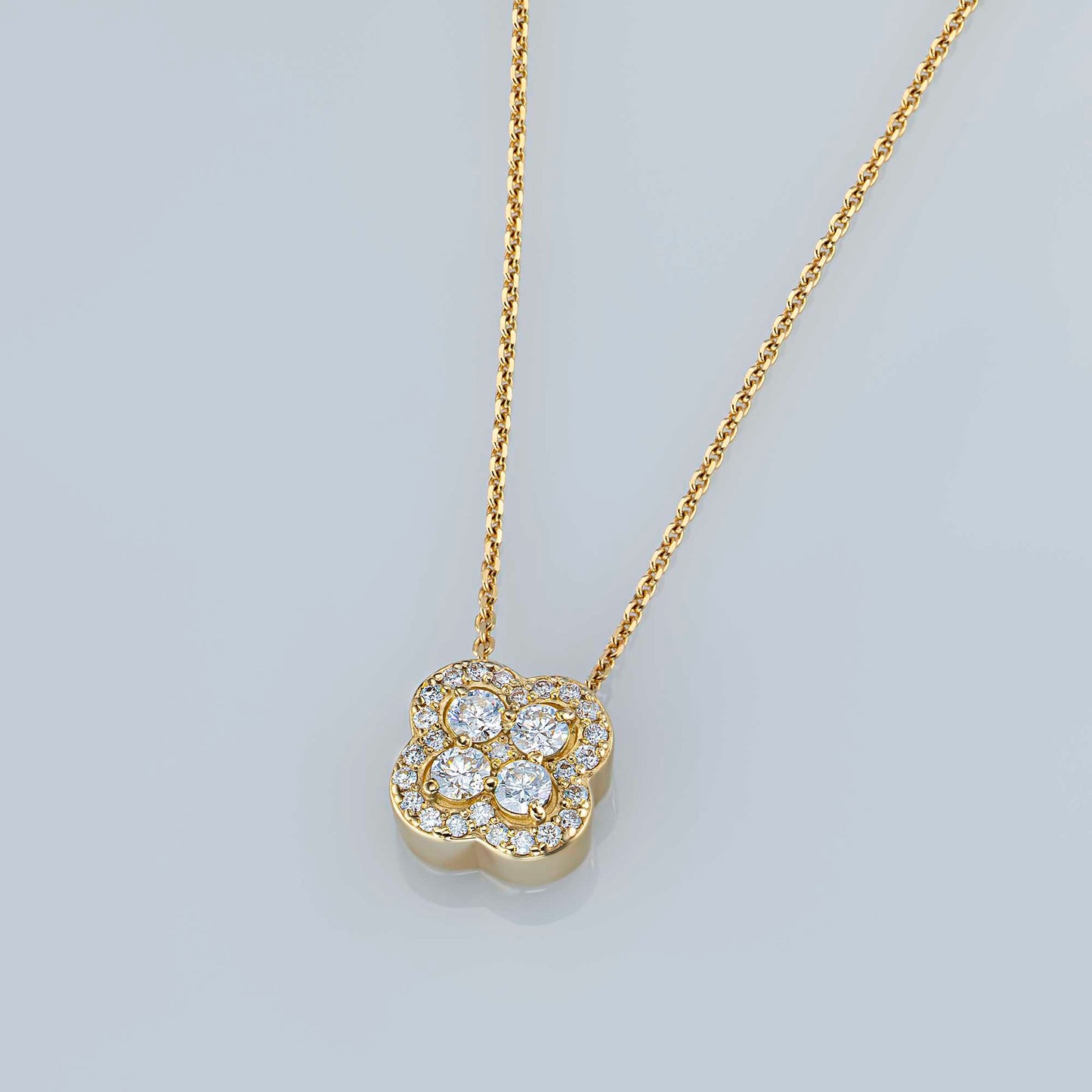 Sterling Silver Pendant with Lab-Created Diamonds 4.730 CT.TW