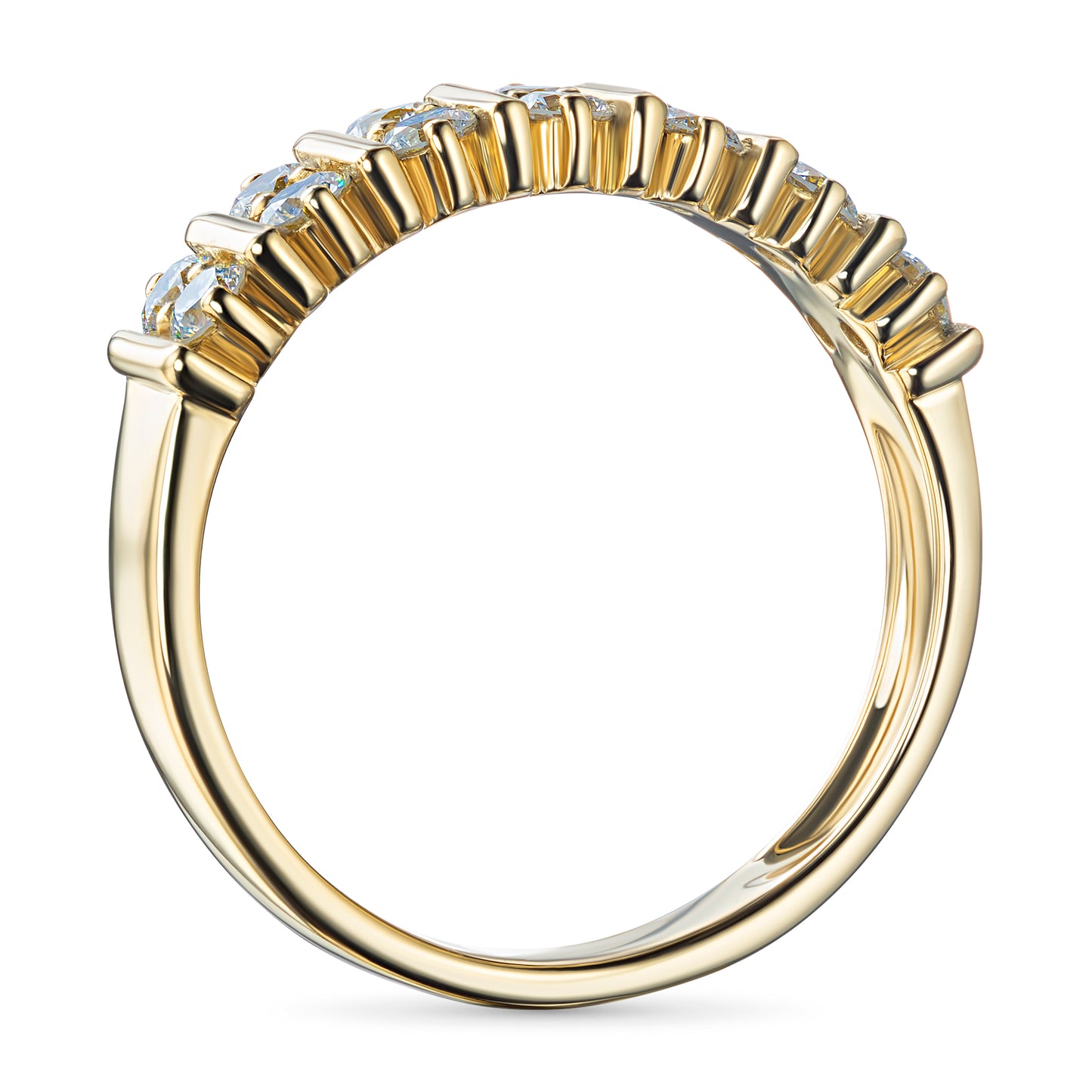 14K Yellow Gold Ring with Lab-Created Diamonds 7.450 CT.TW