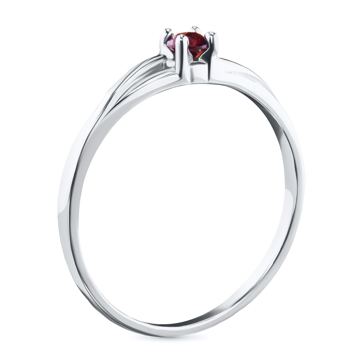 Sterling Silver Ring with Lab-Created Diamonds 0.270 CT.TW