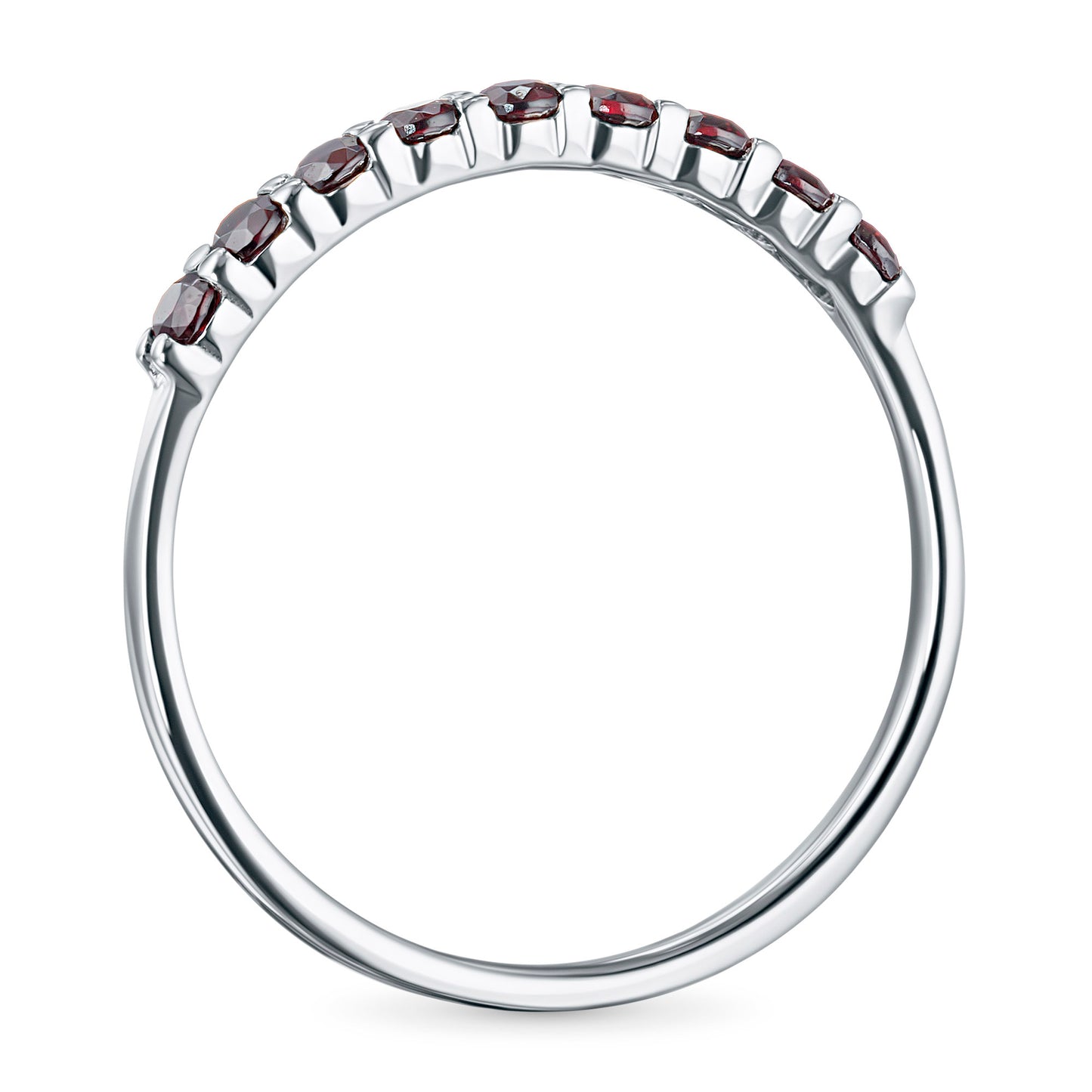 14K White Gold Ring with Lab-Created Diamonds 3.080 CT.TW