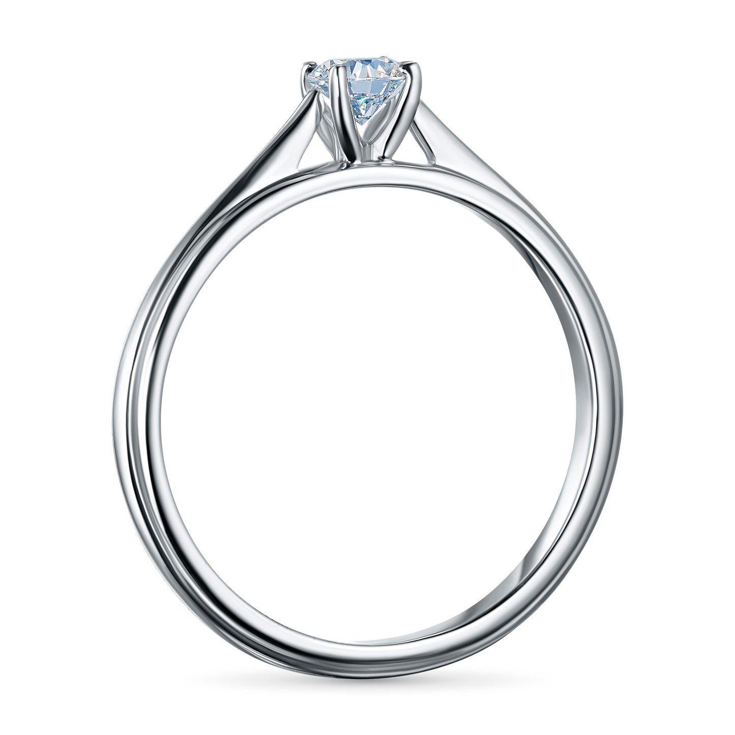 Sterling Silver Ring with Lab-Created Diamonds 0.270 CT.TW