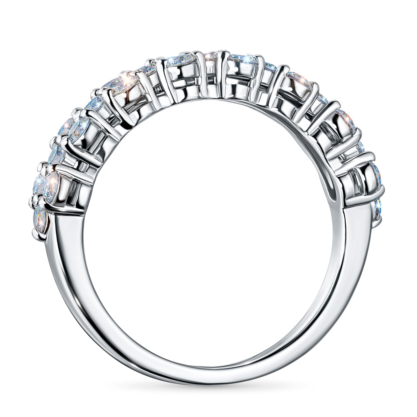 Sterling Silver Ring with Lab-Created Diamonds 21.550 CT.TW
