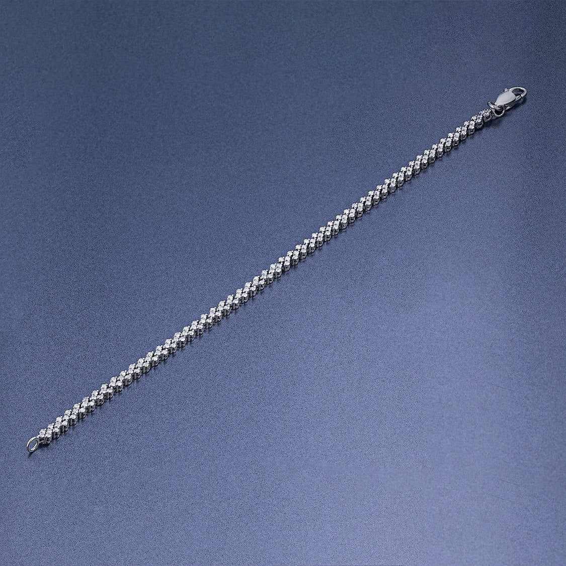 Sterling Silver Bracelet with Lab-Created Diamonds 1.79 CT.TW
