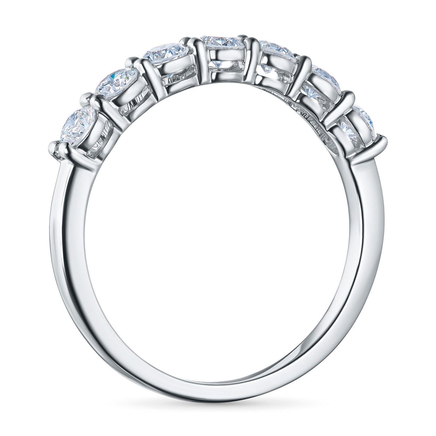 14K White Gold Ring with Lab-Created Diamonds 1.080 CT.TW