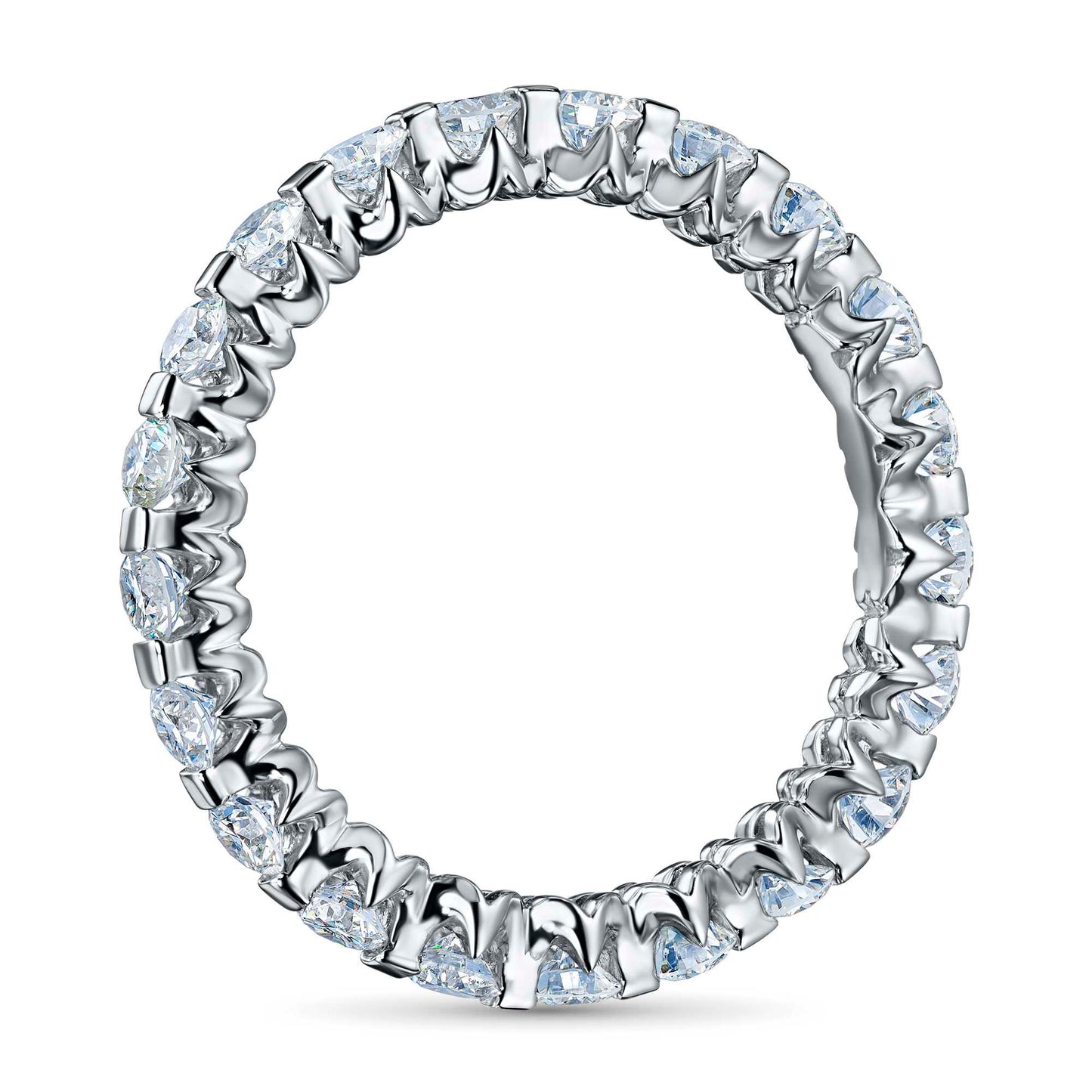 14K White Gold Ring with Lab-Created Diamonds 29.460 CT.TW