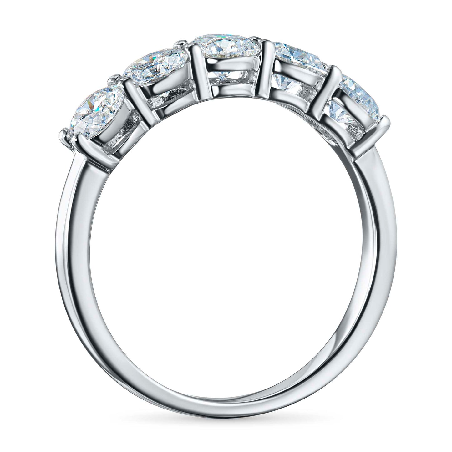 14K White Gold Ring with Lab-Created Diamonds 1.370 CT.TW