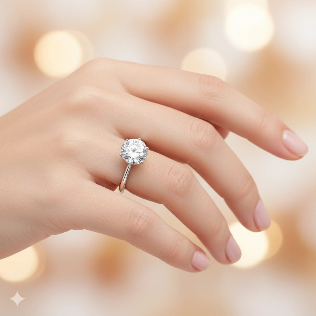 14K Yellow Gold Ring with Lab-Created Diamonds 2.120 CT.TW