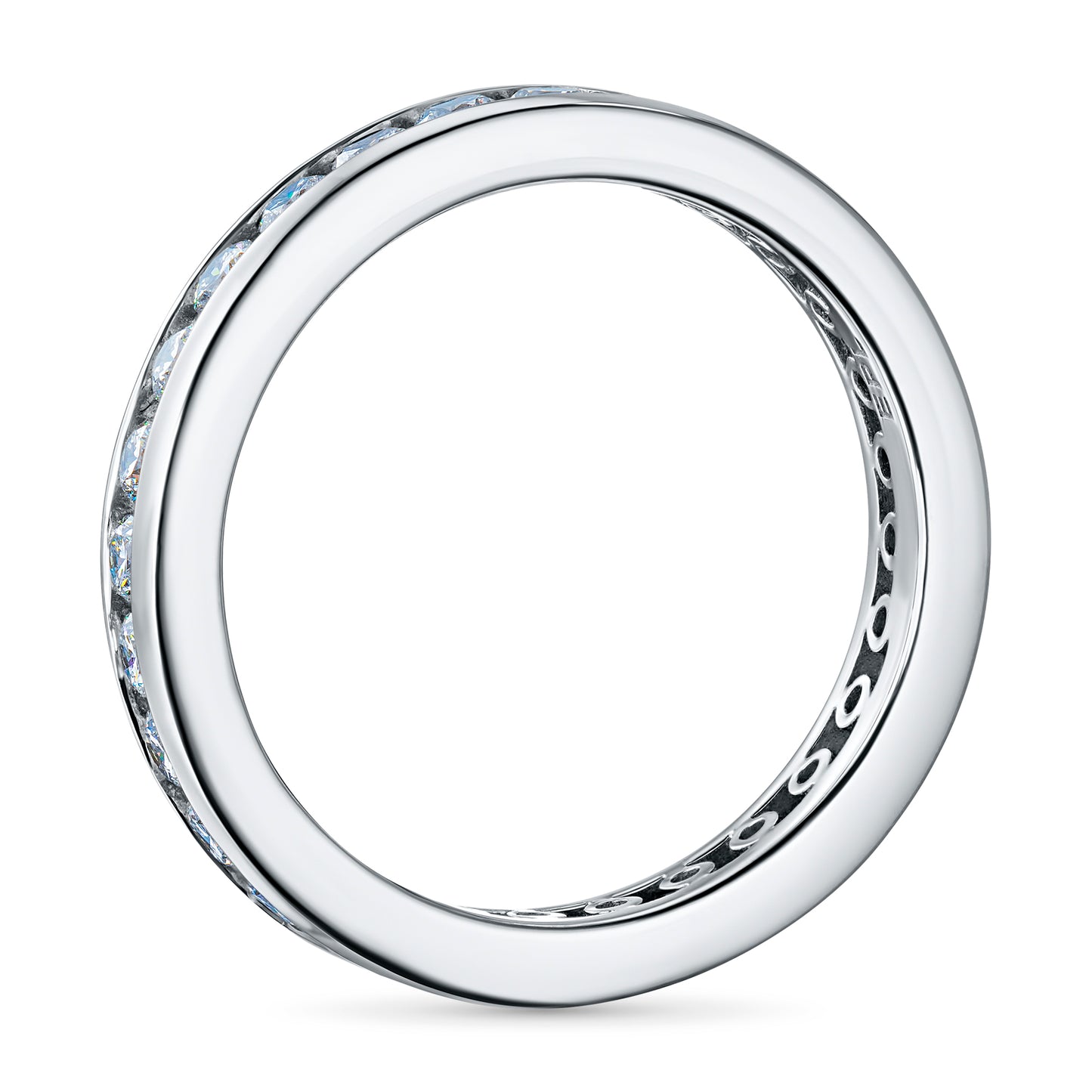 14K White Gold Ring with Lab-Created Diamonds 0.970 CT.TW