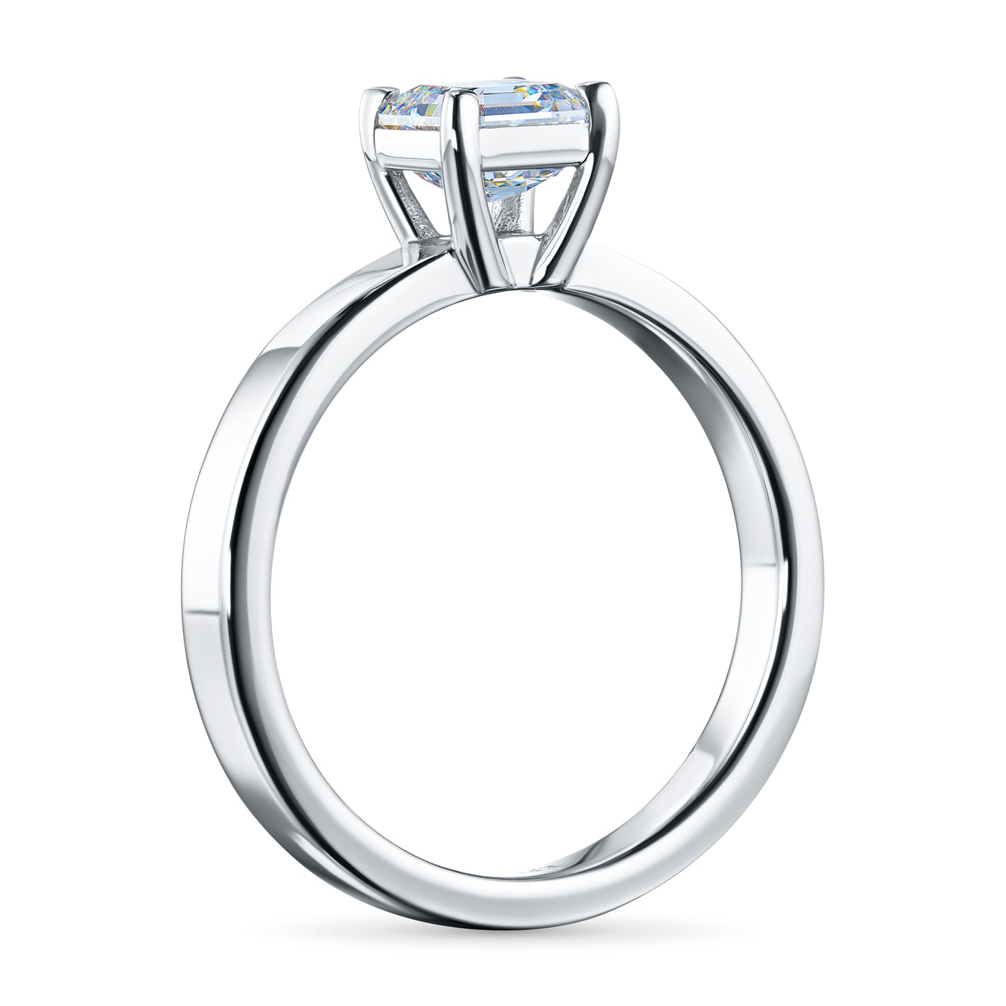 14K White Gold Ring with Lab-Created Diamonds 1.120 CT.TW