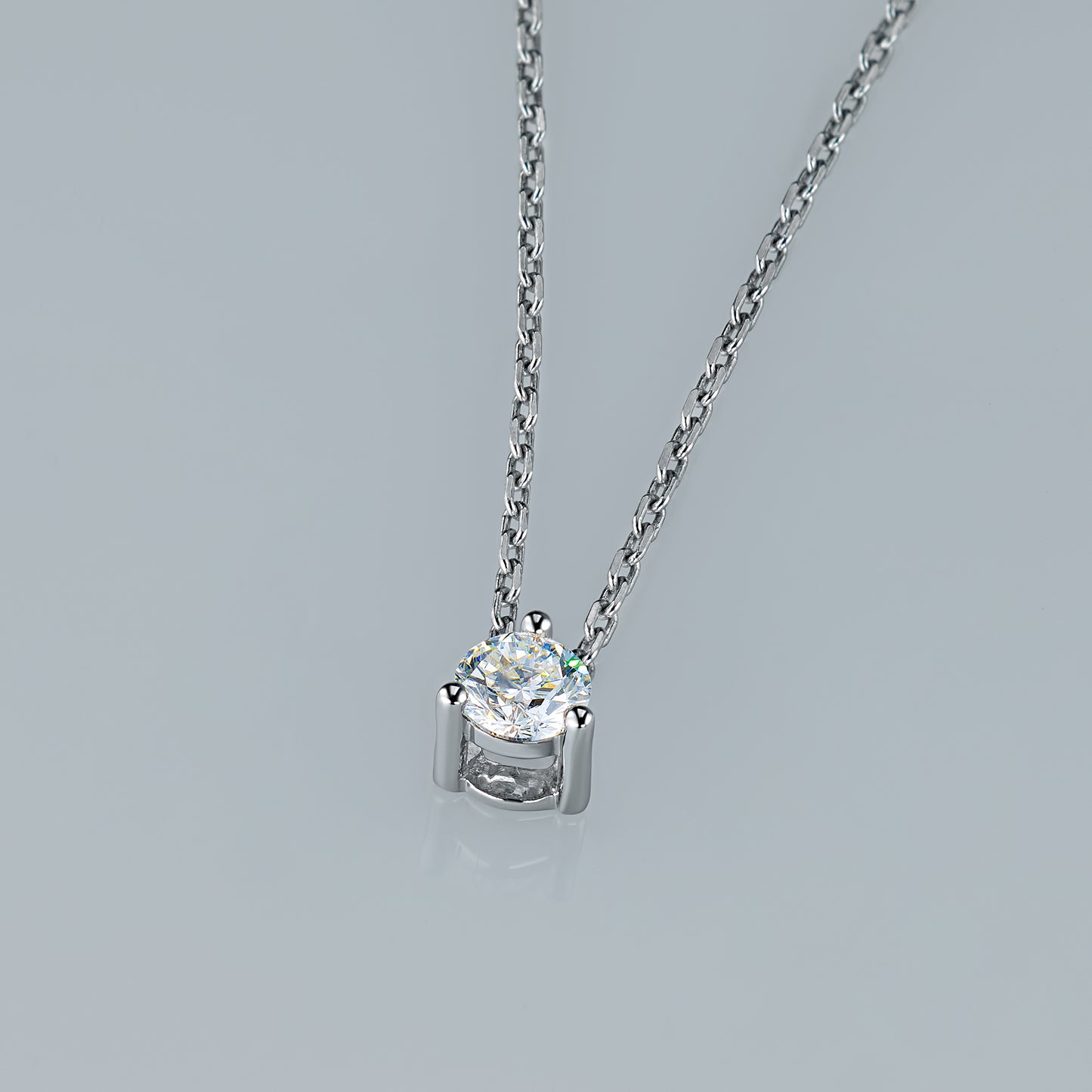 14K White Gold Pendant with Lab-Created Diamonds 0.350 CT.TW