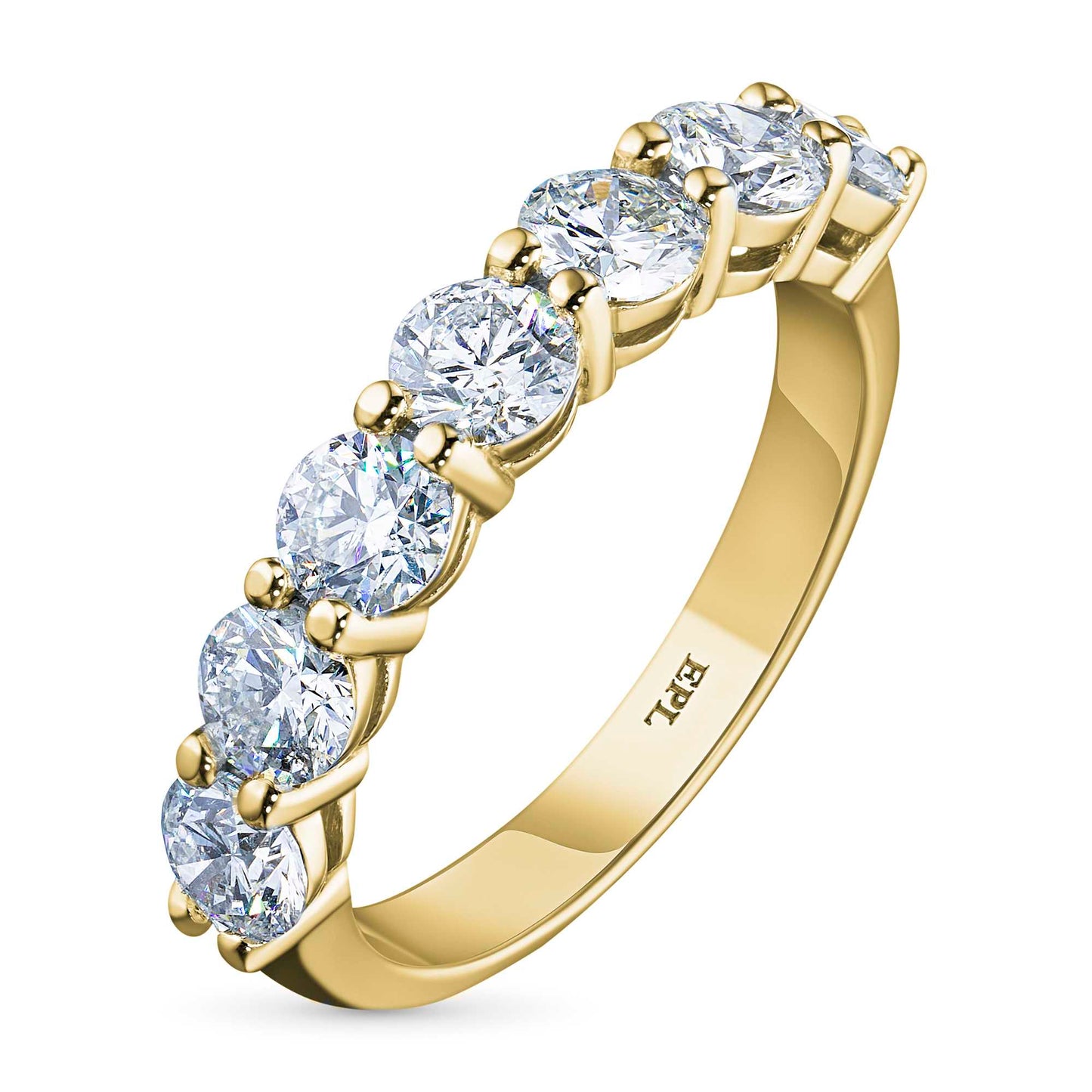 14K Yellow Gold Ring with Lab-Created Diamonds 1.920 CT.TW