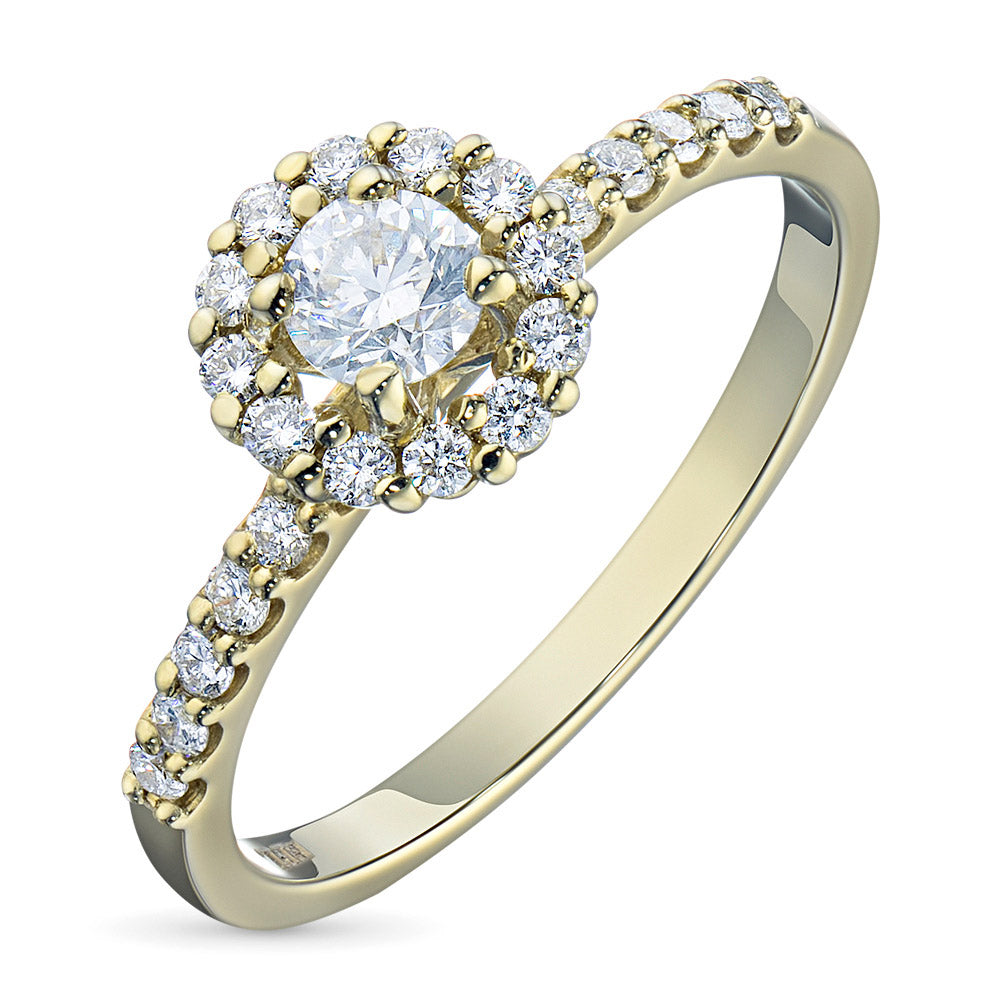 14K Yellow Gold Ring with Lab-Created Diamonds 7.200 CT.TW