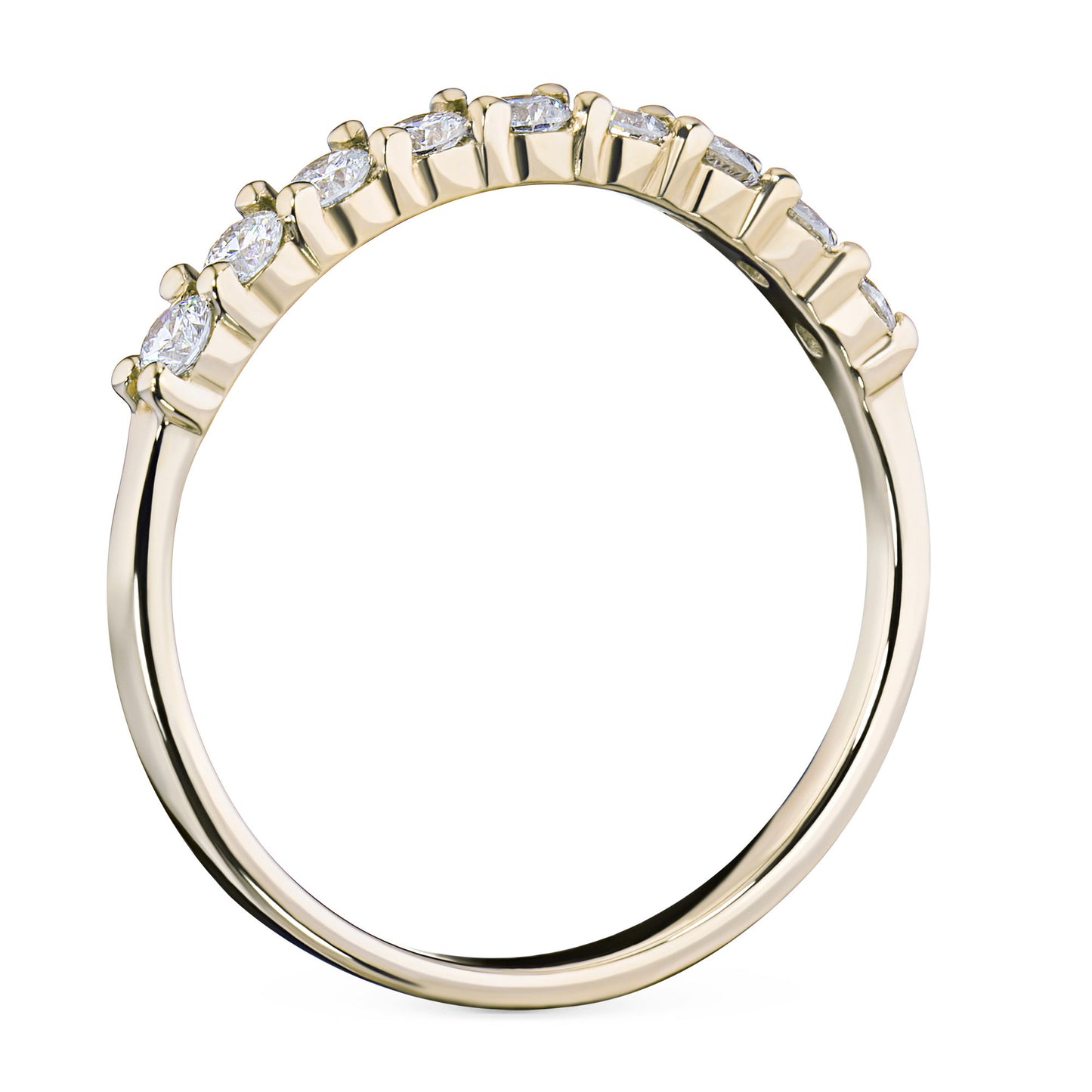 14K Yellow Gold Ring with Lab-Created Diamonds 3.010 CT.TW