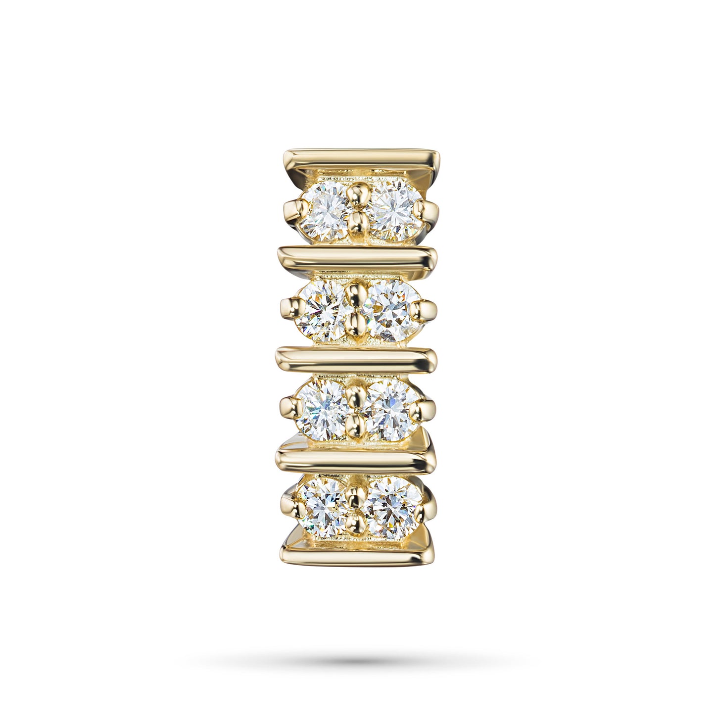 14K Yellow Gold Pendant with Lab-Created Diamonds 0.480 CT.TW