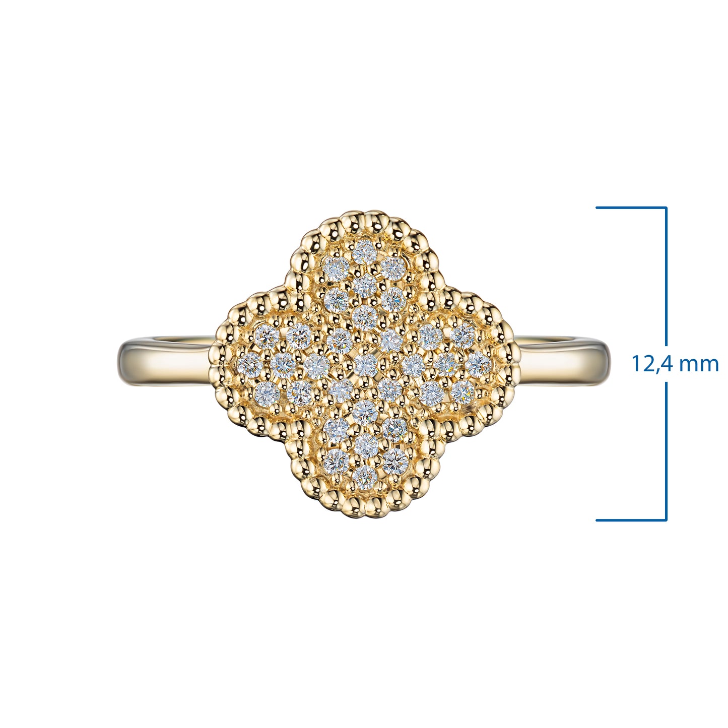 14K Yellow Gold Ring with Lab-Created Diamonds 5.810 CT.TW