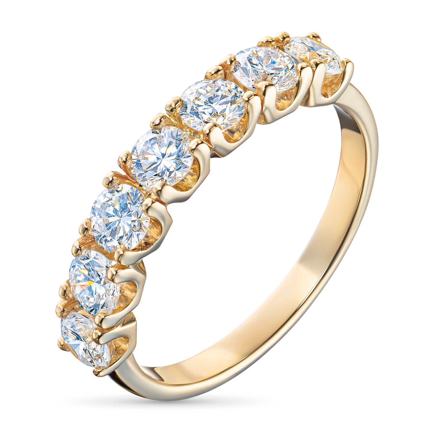 14K Yellow Gold Ring with Lab-Created Diamonds 7.670 CT.TW