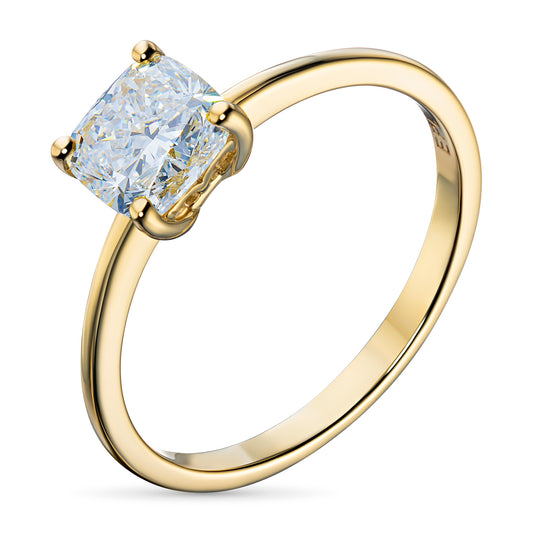 14K Yellow Gold Ring with Lab-Created Diamonds 1.120 CT.TW