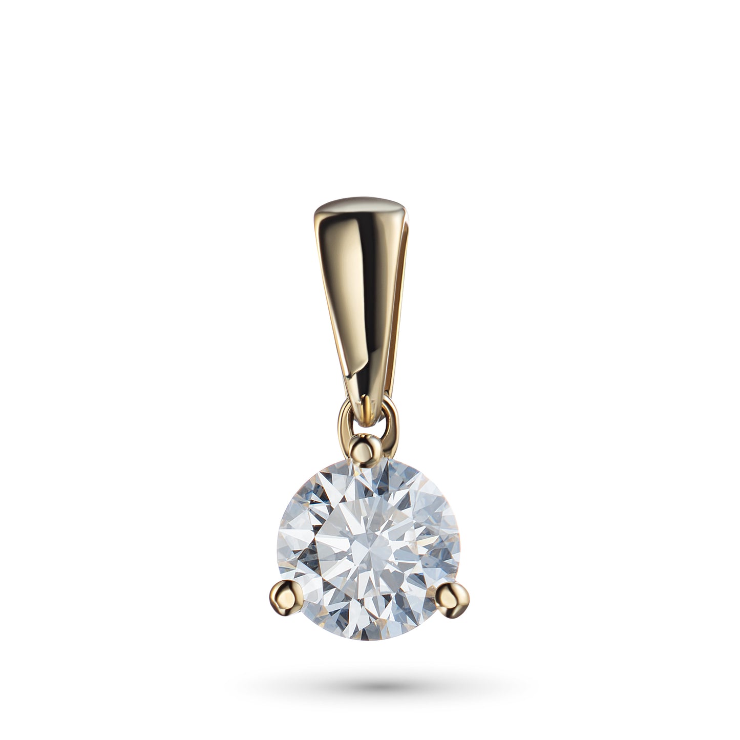 14K Yellow Gold Pendant with Lab-Created Diamonds 0.360 CT.TW