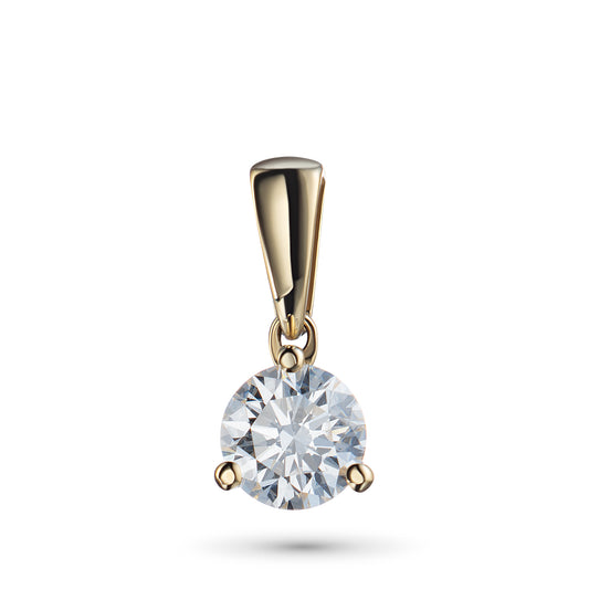 14K Yellow Gold Pendant with Lab-Created Diamonds 0.360 CT.TW