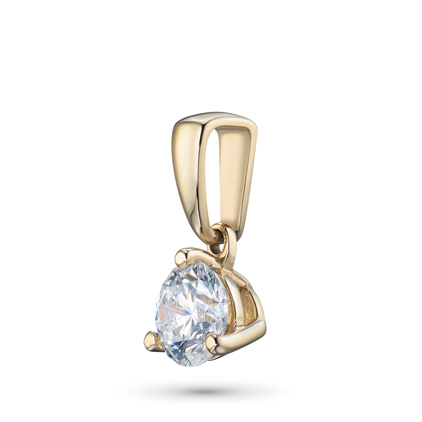 14K Yellow Gold Pendant with Lab-Created Diamonds 0.360 CT.TW