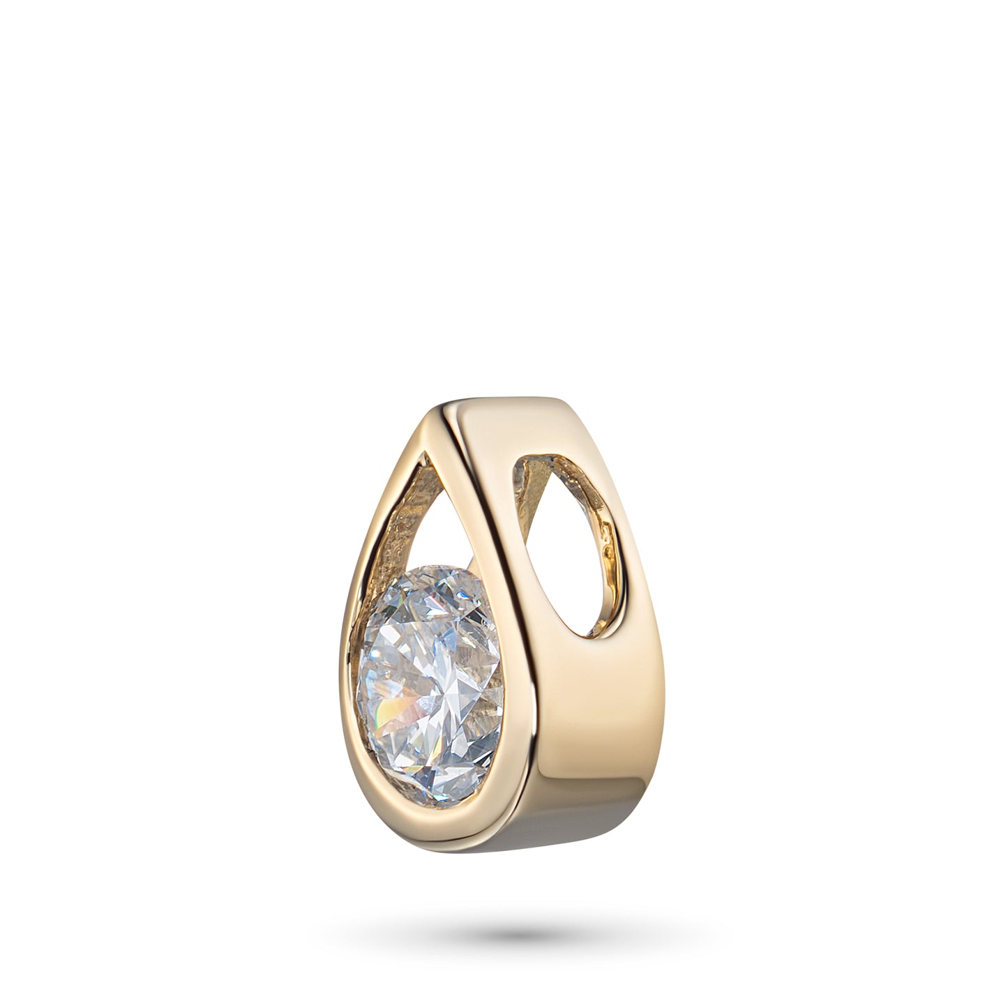 14K Yellow Gold Pendant with Lab-Created Diamonds 0.350 CT.TW