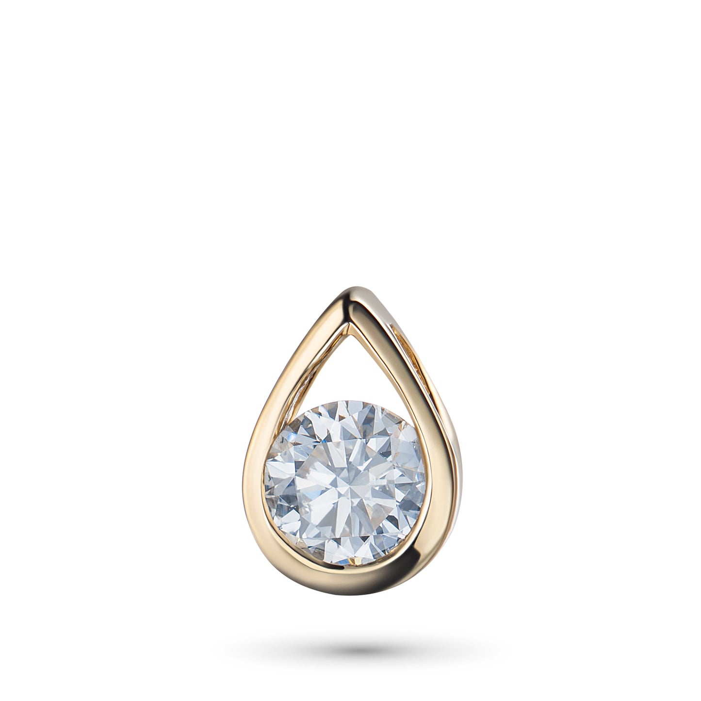 14K Yellow Gold Pendant with Lab-Created Diamonds 0.350 CT.TW