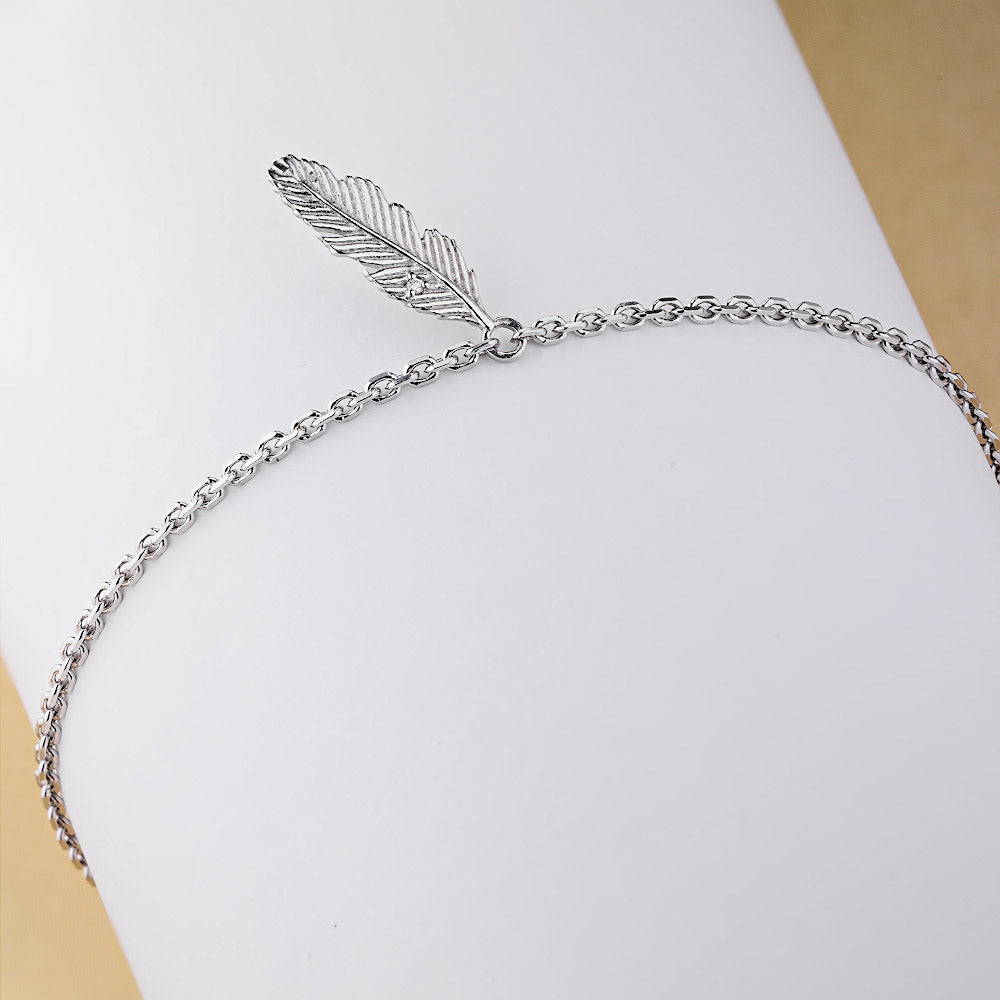 Sterling Silver Bracelet with Lab-Created Diamonds 0.010 CT.TW