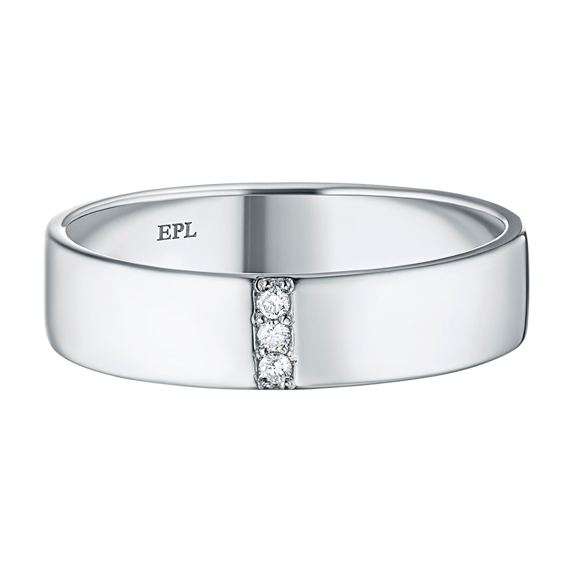 Кольцо из стерлингового серебра с выращенными в лаборатории бриллиантами 0,030 карата 