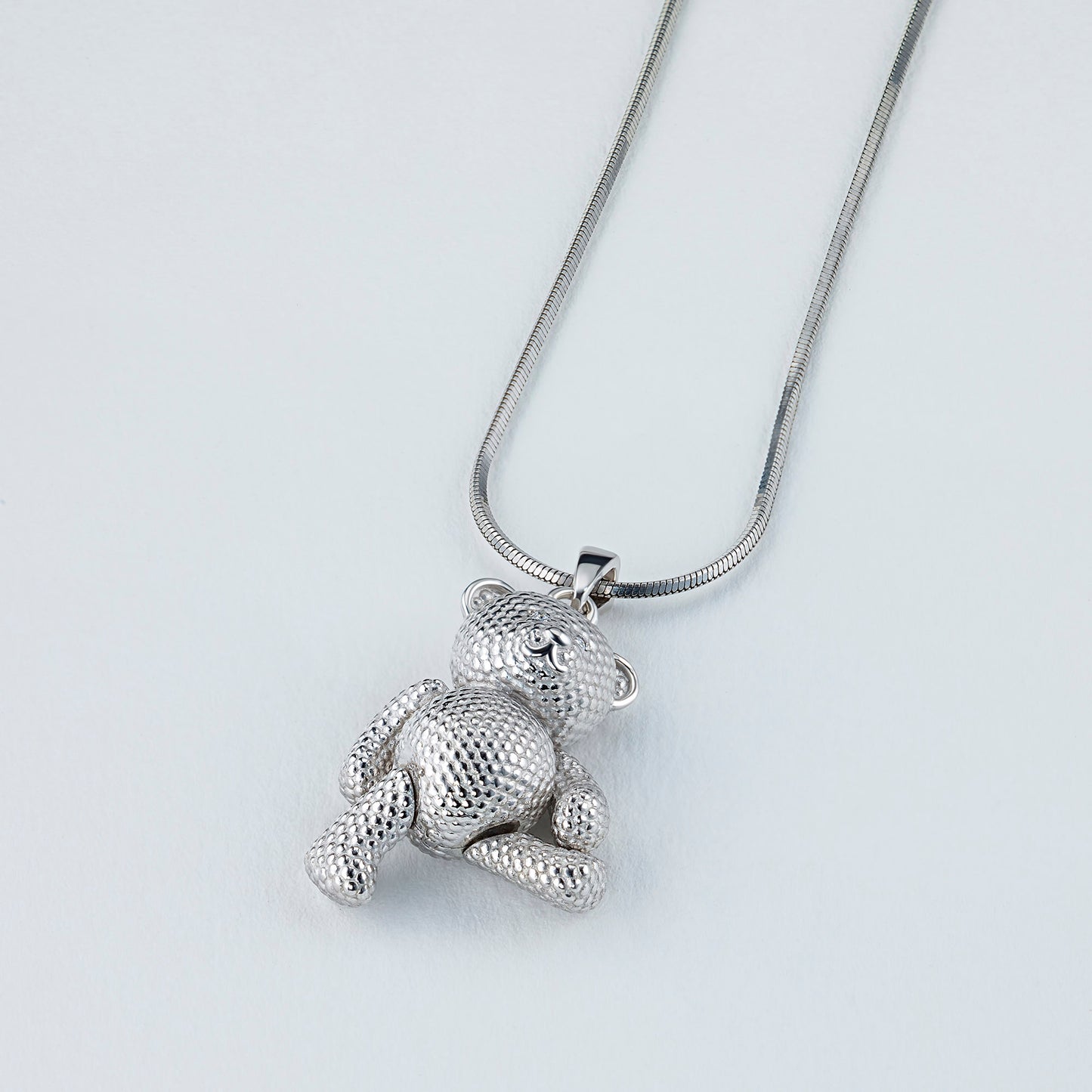 Sterling Silver Pendant with Lab-Created Diamonds 0.01 CT.TW