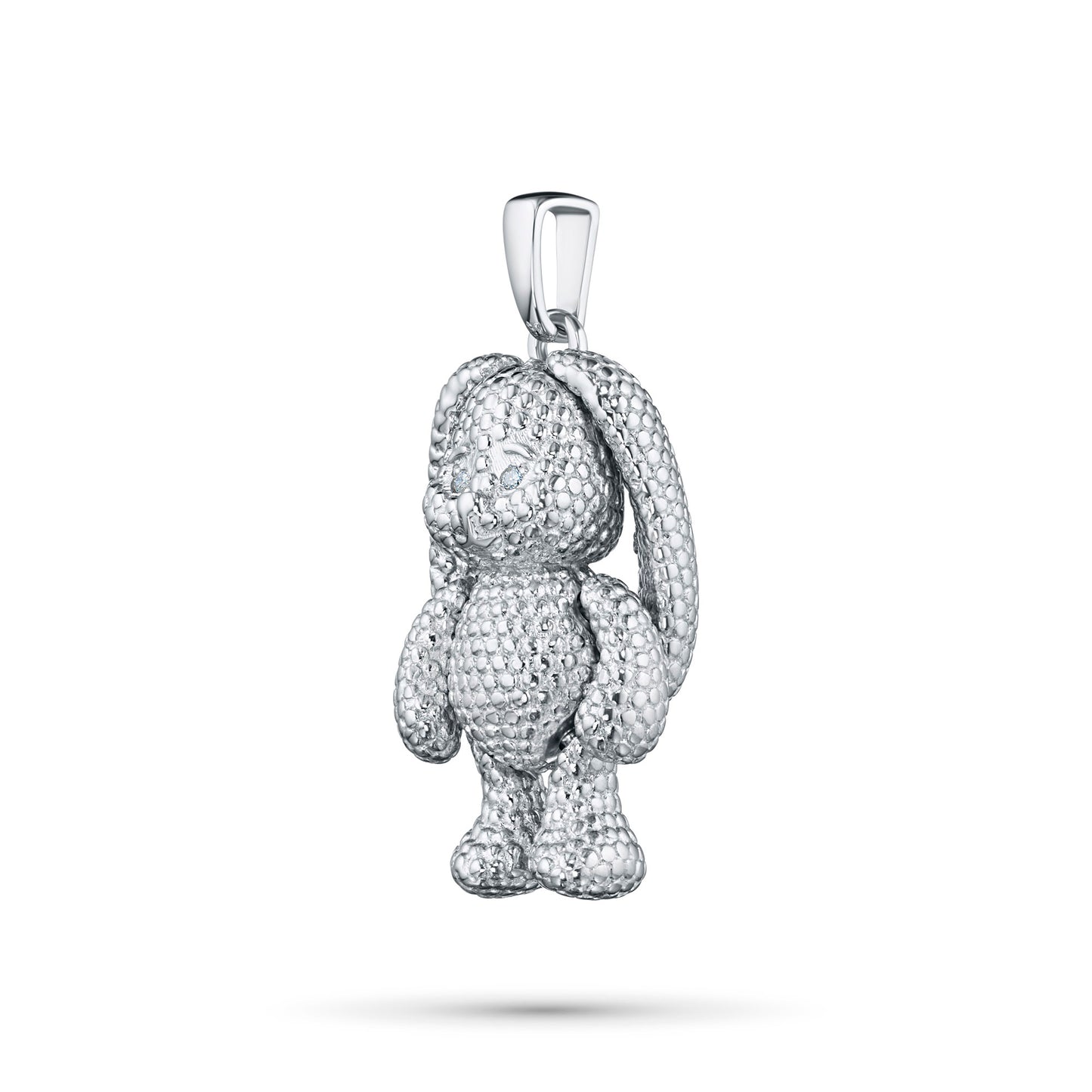 Sterling Silver Pendant with Lab-Created Diamonds 0.020 CT.TW
