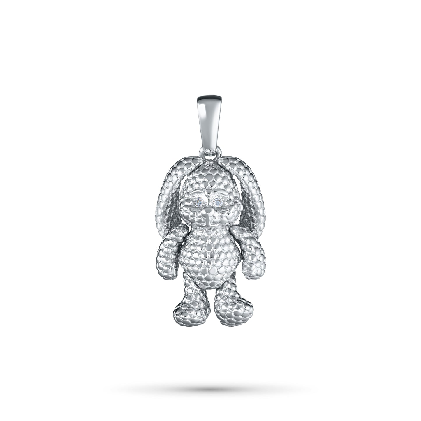 Sterling Silver Pendant with Lab-Created Diamonds 0.01 CT.TW