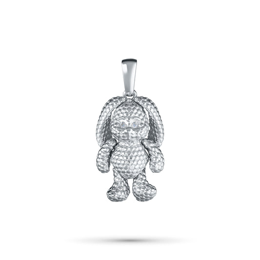 Sterling Silver Pendant with Lab-Created Diamonds 0.01 CT.TW