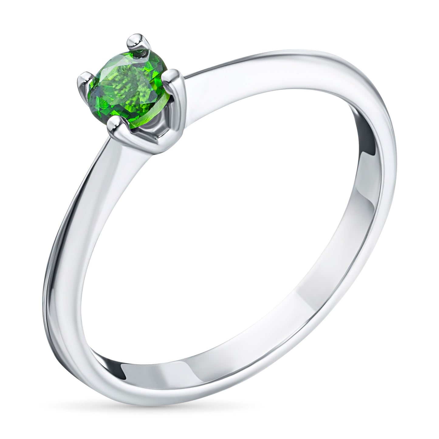 Sterling Silver Ring with Lab-Created Diamonds 0.270 CT.TW