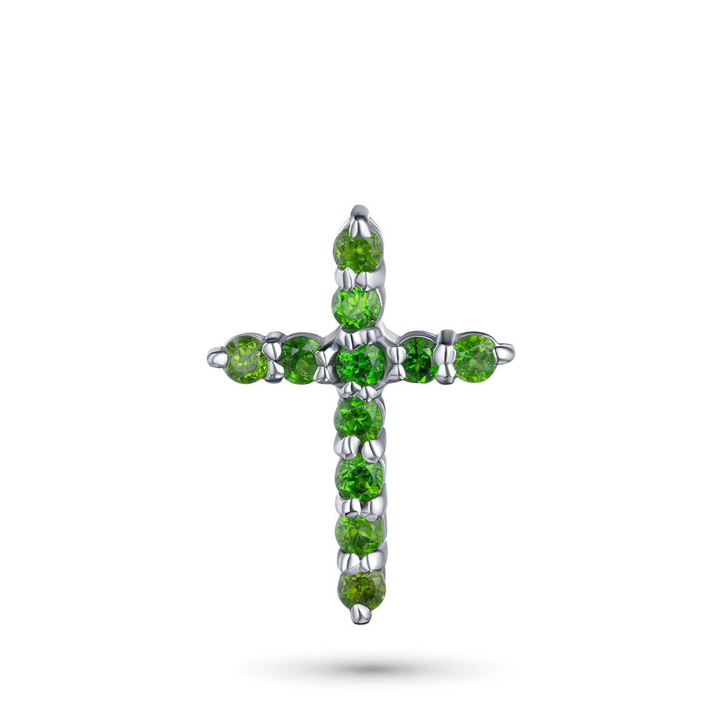 14K White Gold Pendant with Lab-Created Diamonds 0.380 CT.TW