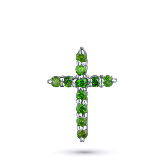 14K White Gold Pendant with Lab-Created Diamonds 0.380 CT.TW