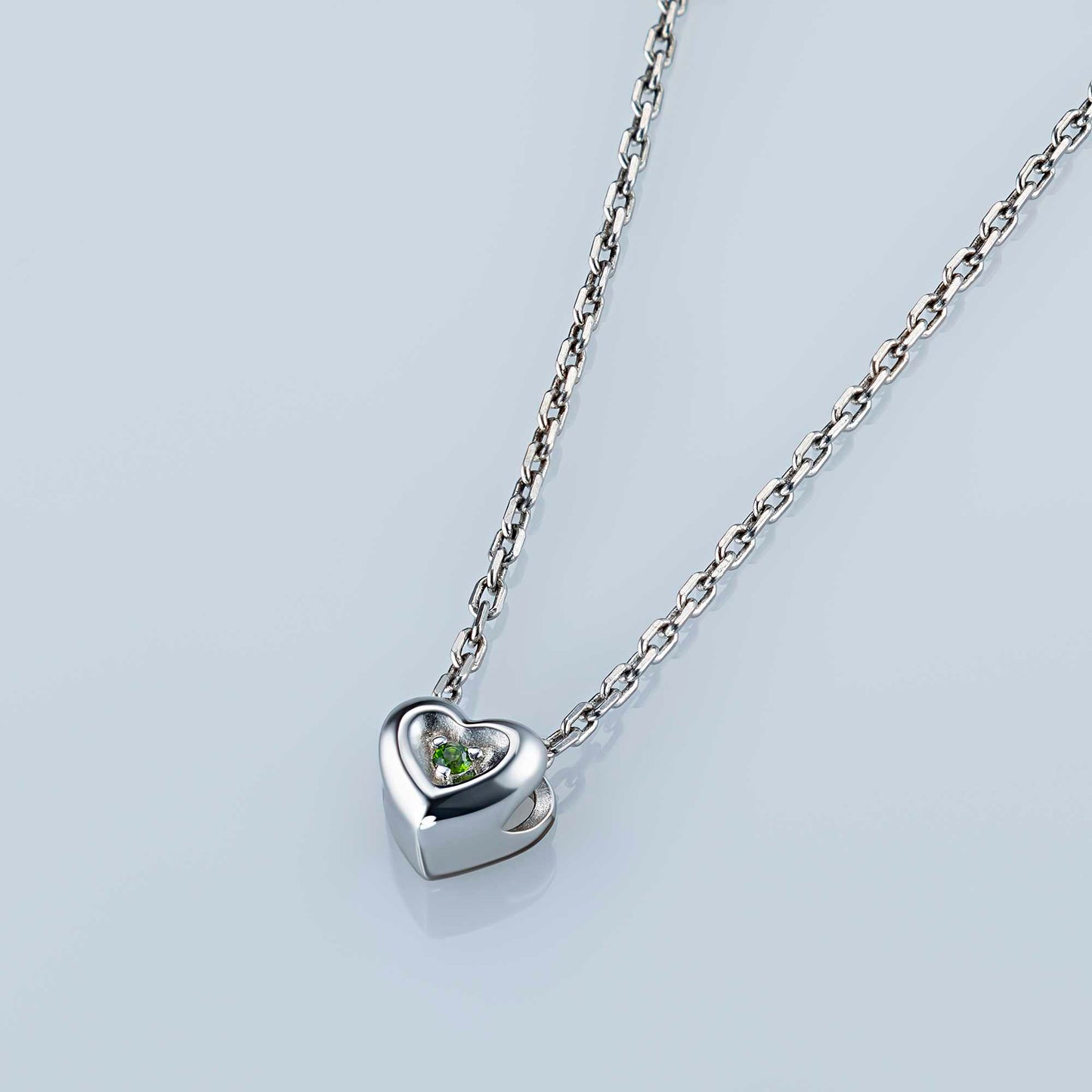 Sterling Silver Pendant with Topaz 0.010 CT.TW