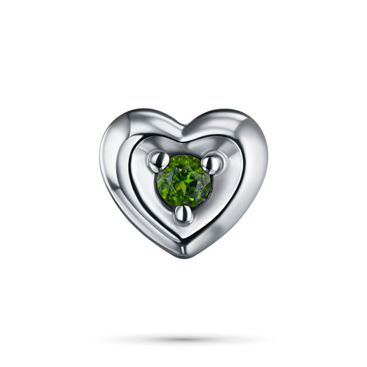 Sterling Silver Pendant with Ruby 0.060 CT.TW