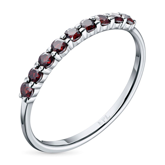 14K White Gold Ring with Lab-Created Diamonds 3.080 CT.TW