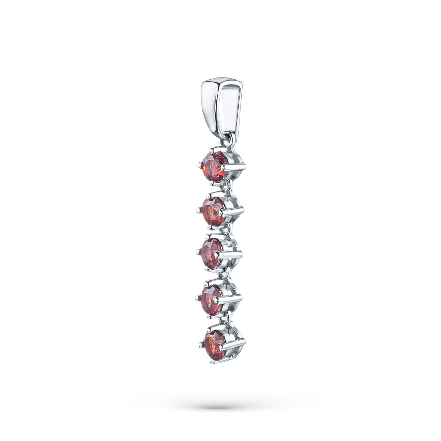 Sterling Silver Pendant with Lab-Created Diamonds 0.420 CT.TW