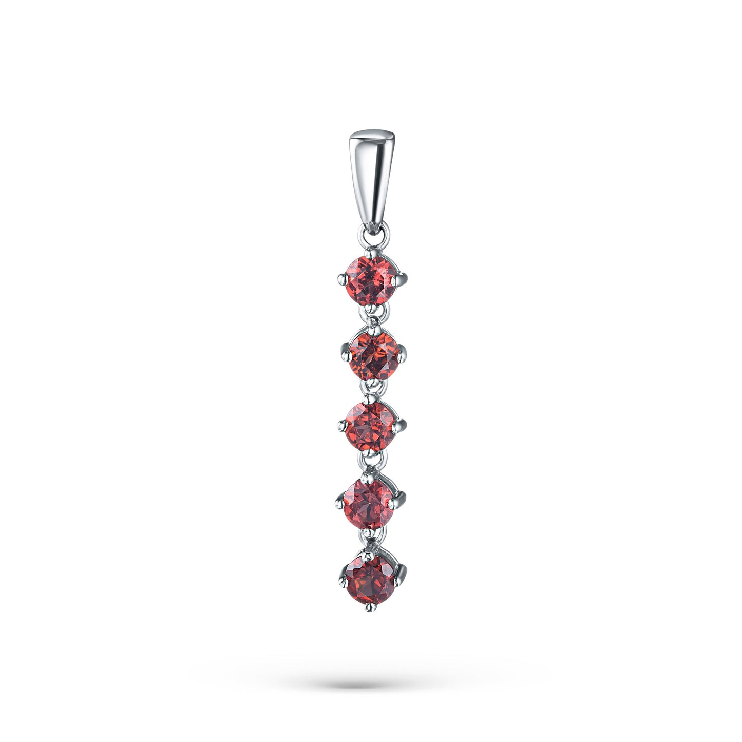 Sterling Silver Pendant with Lab-Created Diamonds 0.420 CT.TW