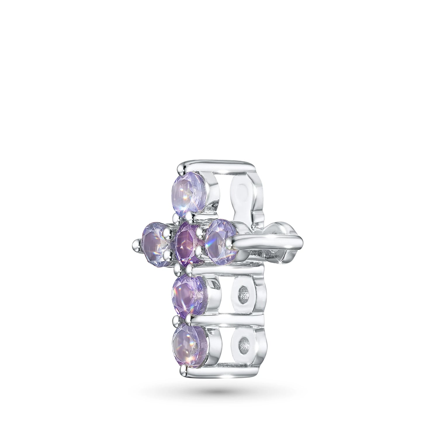 Sterling Silver Pendant with Lab-Created Diamonds 0.26 CT.TW