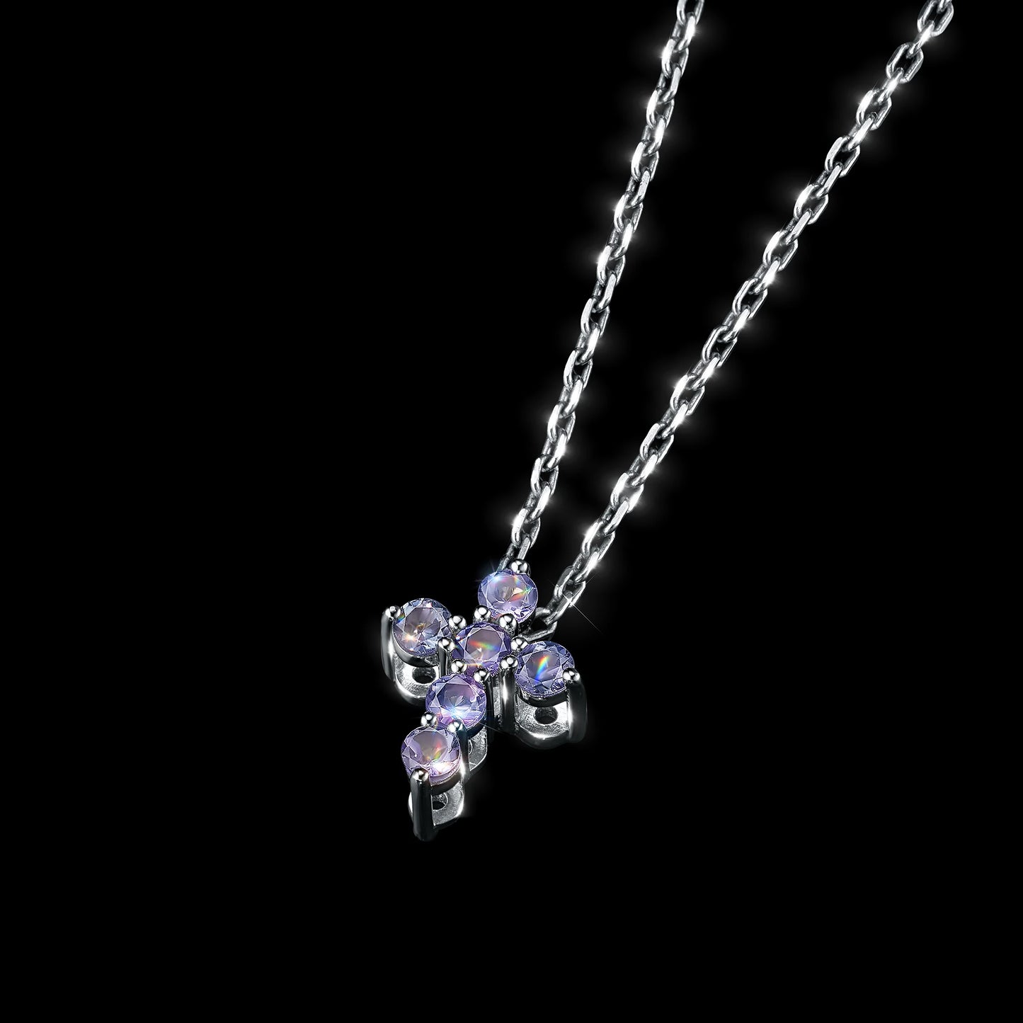 Sterling Silver Pendant with Lab-Created Diamonds 0.26 CT.TW