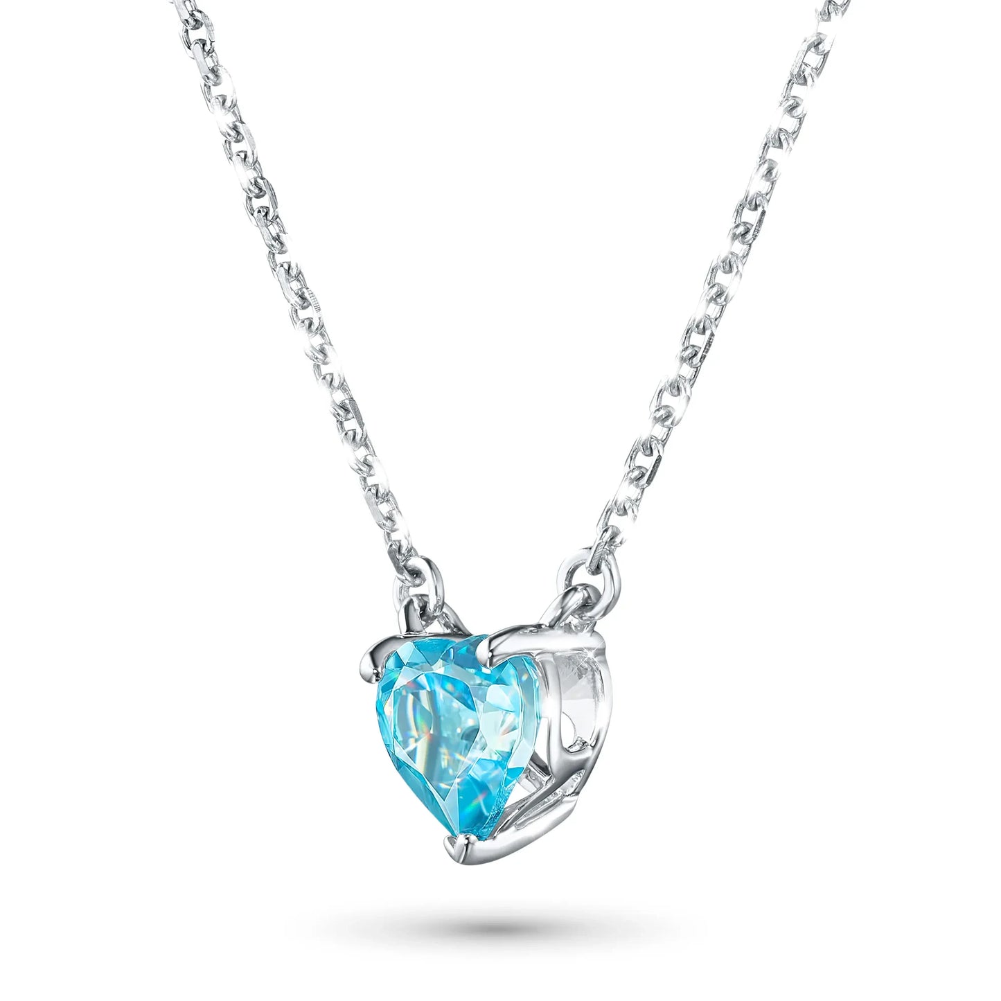 Sterling Silver Necklace with Topaz 0.950 CT.TW