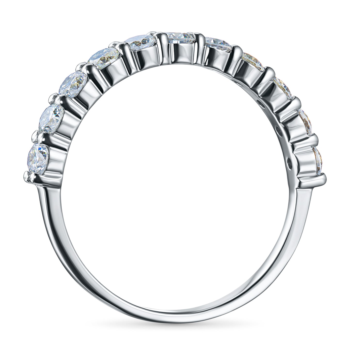 Sterling Silver Ring with Lab-Created Diamonds 6.520 CT.TW