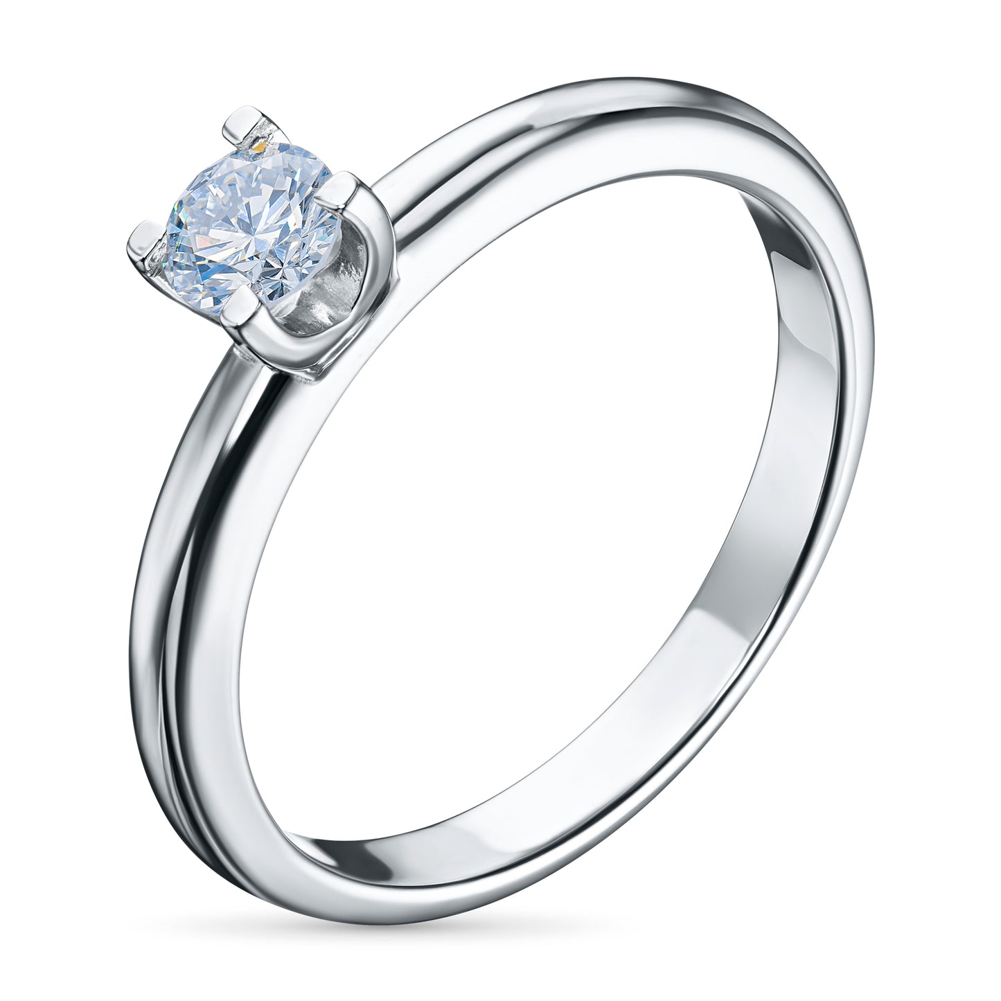 Sterling Silver Ring with Lab-Created Diamonds 0.300 CT.TW