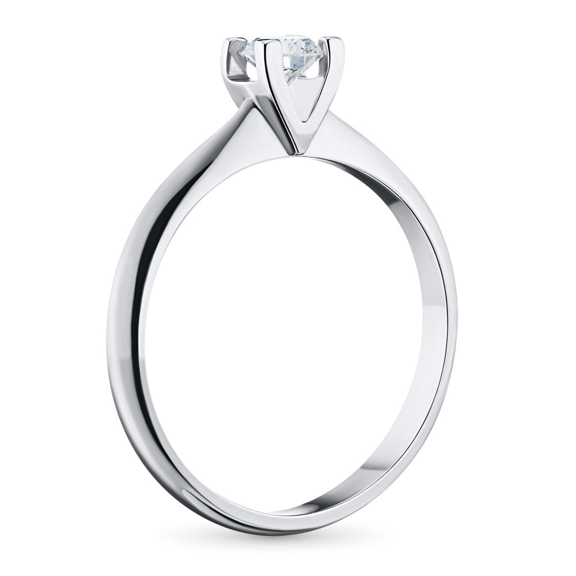 Sterling Silver Ring with Lab-Created Diamonds 0.270 CT.TW